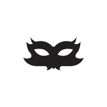 recommend clip art: Different Mask silhouette isolated on transparent background Masquerade vector for apps or web party superhero carnival villain or burglar icon in flat. costume eye mask hidden person face,  EPS10