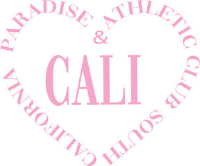 Cali Health Club Wellness Club Varsity College The Hamptons Malibu California USA Trending Script Slogan Whreaf Graphic Tee t-shirt logo artwork typography tote badge emblem crest