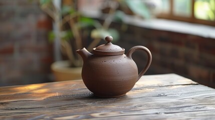Pitcher: Used for brewing and serving tea, often has a handle and a lid.
