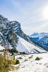 Les Alpes du Sud sous la neige  