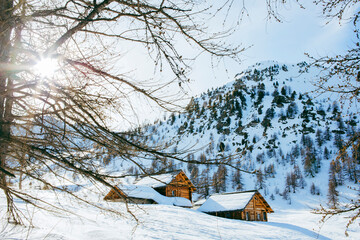 Les Alpes du Sud sous la neige  