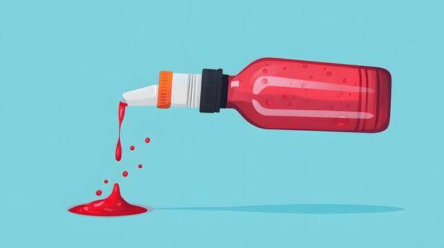 Professional Flat Banner Infographic for Brake Fluid Replacement - Usage and Tips