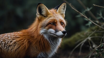 Graceful Fox At Twilight