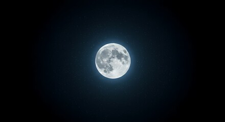 Stunning Space Background with Moon & Stars - Lunar Surface, Galaxy, Celestial Night Sky Scene - Cosmic Science Fiction Art, Wallpaper, Digital Design for Phone & Desktop