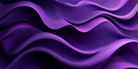 Fototapeta premium Purple Waves Abstract Background