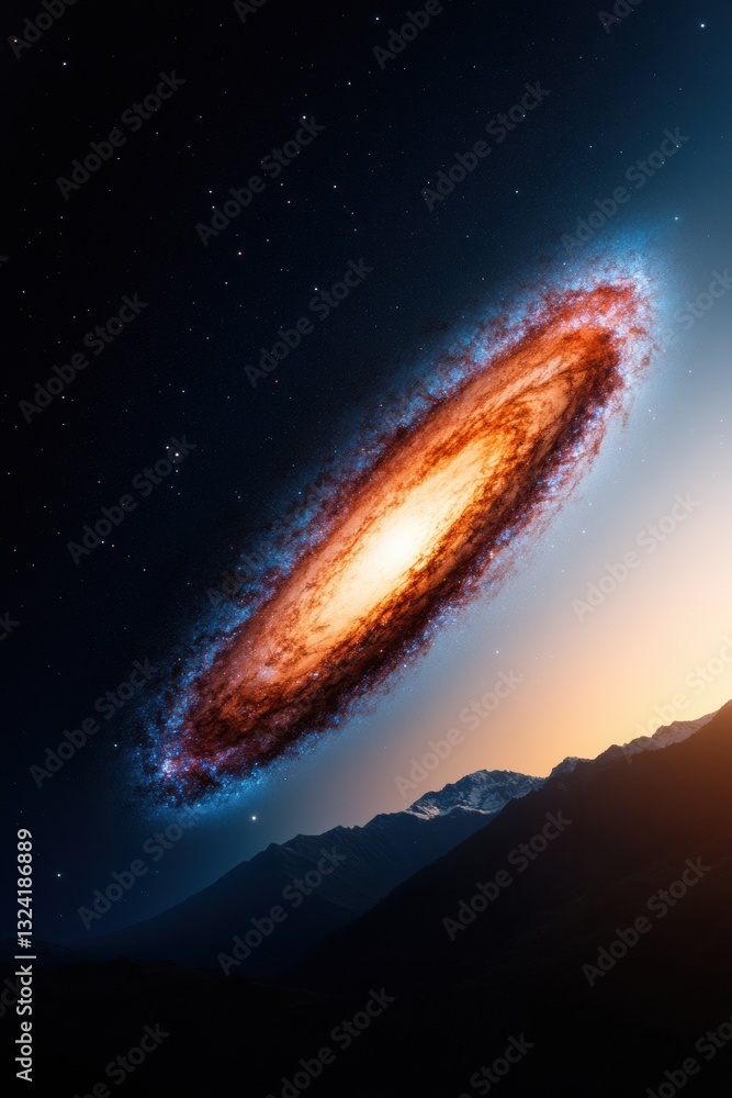 Poster Cosmic Fusion Immersive Astronomical Visualization of Spiral Galaxy Revealing Quantum Exploration and Next-Gen Scientific Discovery for Future Tech Innovators