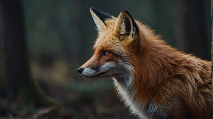 Luminous Fox By the Stream