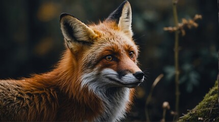 Fototapeta premium Luminous Fox In a Gaze