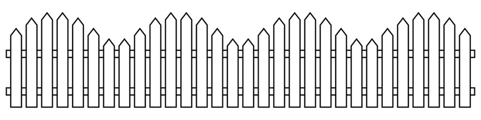 Fence silhouette icon simple design