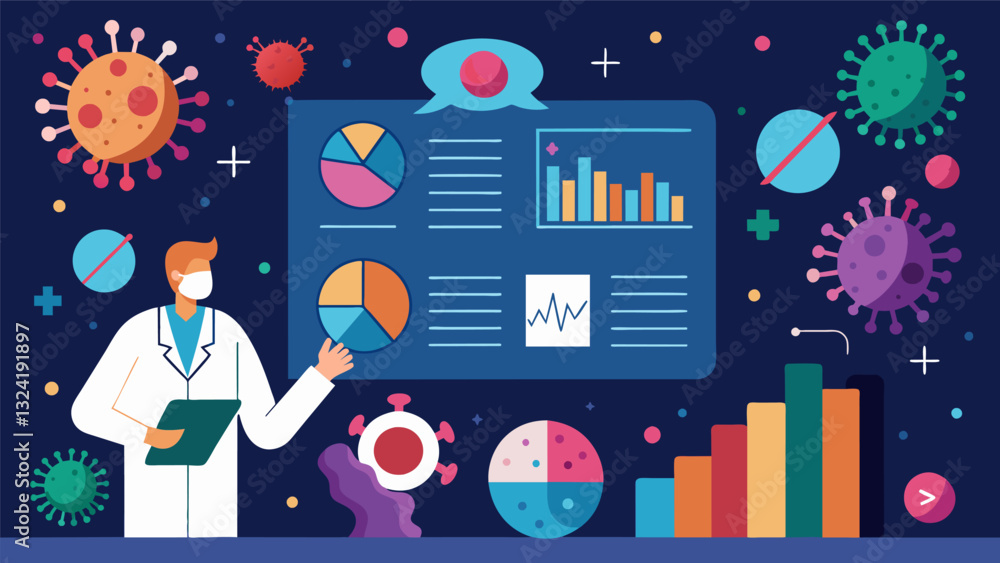 Aufkleber in a medical journal a data visualization of the spread of infectious diseases shows how quickly and