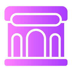 post office gradient icon