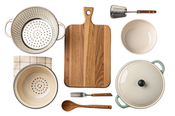 kitchen utensils vector illustration