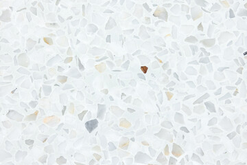 Terrazzo floor seamless pattern in top view. Polished smooth surface of marble, stone and concrete...
