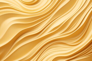 Golden fabric flowing with a soft wavy pattern creating an elegant and luxurious texture, perfect for backgrounds and design projects