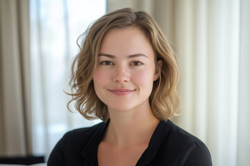 Portrait of a young woman