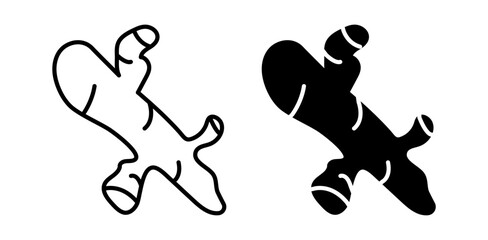 turmeric icon pack in flat and thin liner vectors graphic for ui designs