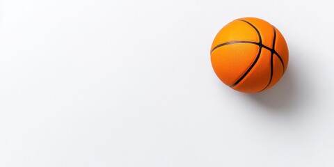 Minimalist Sports Tech High-Performance Basketball with Ultra-Clean Aesthetic - Dynamic Brand Visual for Athletic Performance Marketing
