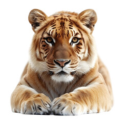 Fototapeta premium Liger isolated on transparent background