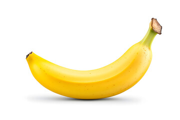 Overripe Spotted Banana isolated on white