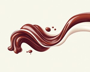 Chocolate Milk Swirl Splash.