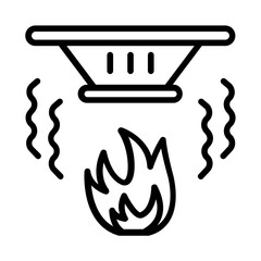 fire sensor icon