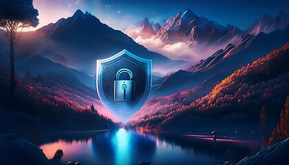 security shield for binary code lock and key