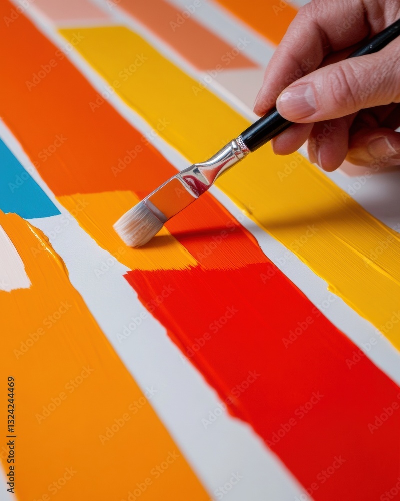 Aufkleber precision color calibration next-gen print quality control with vibrant mixed-media color palette fo