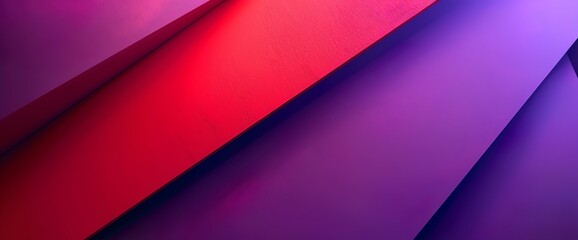 Diagonal Red and Purple Gradient Abstract Geometric Background