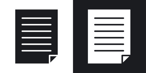 File icons in flat vector style