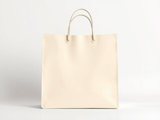 Branded Shopping Bag Mockup - Clean Background & Professional Lighting