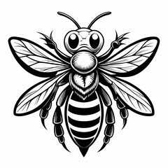 bee vector illustration