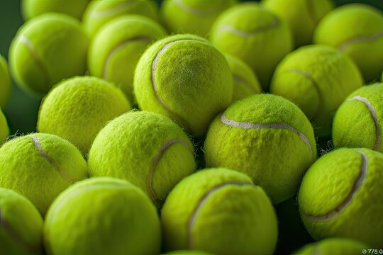 High Resolution Visual of Tennis Player Created From Neon Lights in Motion