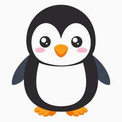 penguin on a white background