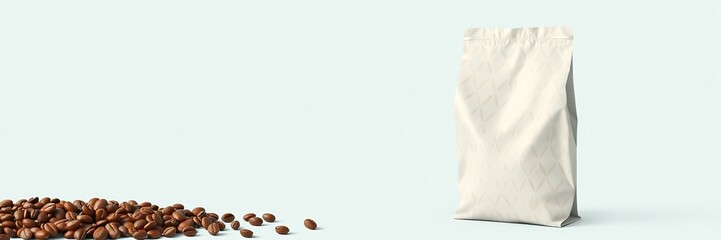 Fototapeta premium Coffee Subscription: Premium Roast Mockup Design