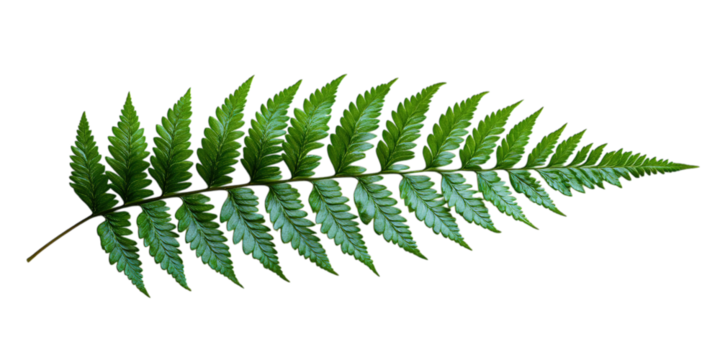 fern isolated on white background
