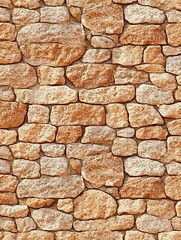 Fototapeta premium Textured Stone Wall Facade with Irregular Rock Forms and Rough Surface