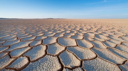 Fototapeta premium Drought-Stricken Landscapes Global Warming