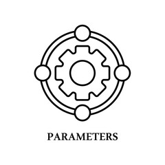 Icon a parameters, isolated against a clean background.
