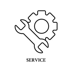 Icon a service, isolated against a clean background.