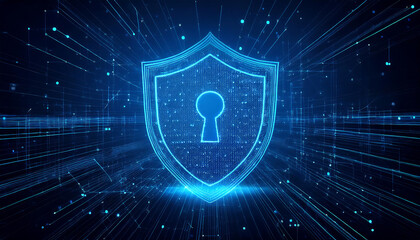 security shield for binary code lock and key