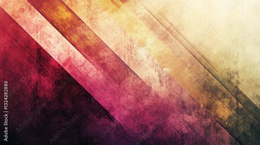 Poster dynamic abstract background with bold colorful diagonal stripes