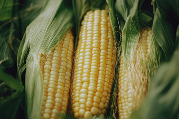 Golden butter melting on an aromatic corn on the cob. A sprinkle of salt adding flavor. Perfect summer barbecue treat.