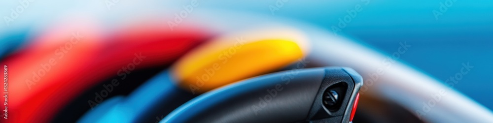 Leinwandbilder precision ergonomics immersive automotive control design showcasing advanced tactile interface with 
