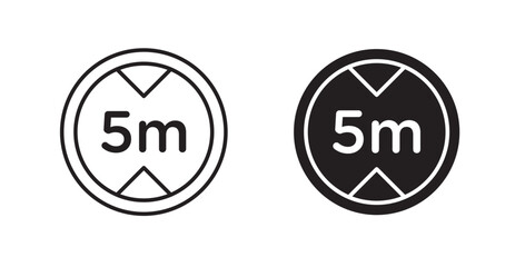 5 meter signs graphics vectors designs