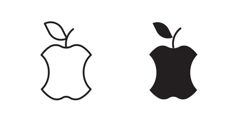 Organic waste icons graphics vectors designs