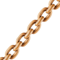 Obraz premium A detailed close-up view of a beautiful braid showcasing intricate weaving techniques and textured hair styles isolated on a white background.