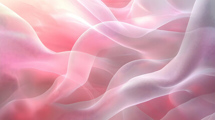 Fototapeta premium Elegant pastel waves, a translucent and dreamy design for a refined and sophisticated style.