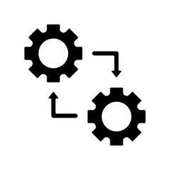 Icon a optimization, isolated against a clean background.