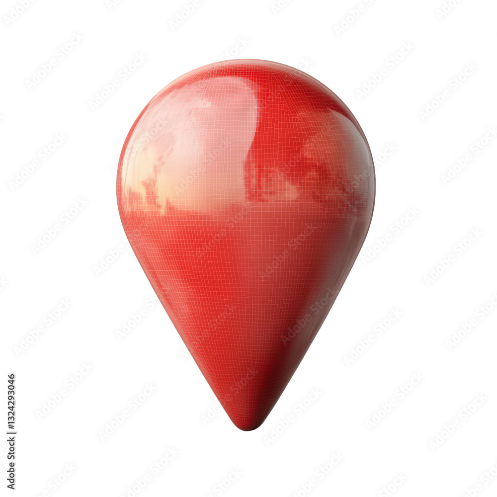 Poster striking red heart positioned on a sleek black background symbolizing love and emotion in a bold vis