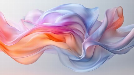 Fototapeta premium Abstract Art of Gentle Pastel Rays Diffused in a Soft and Fluid Composition